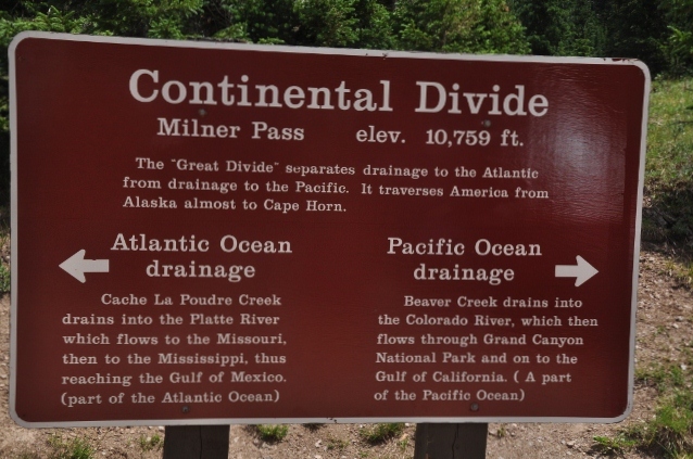 The Continental Divide at Milner Pass